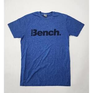 Bench Men's Short Sleeve T-Shirt - Blue with Logo